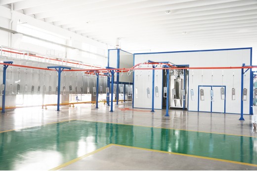 美國(guó)諾信全自動(dòng)靜電噴涂生產(chǎn)線